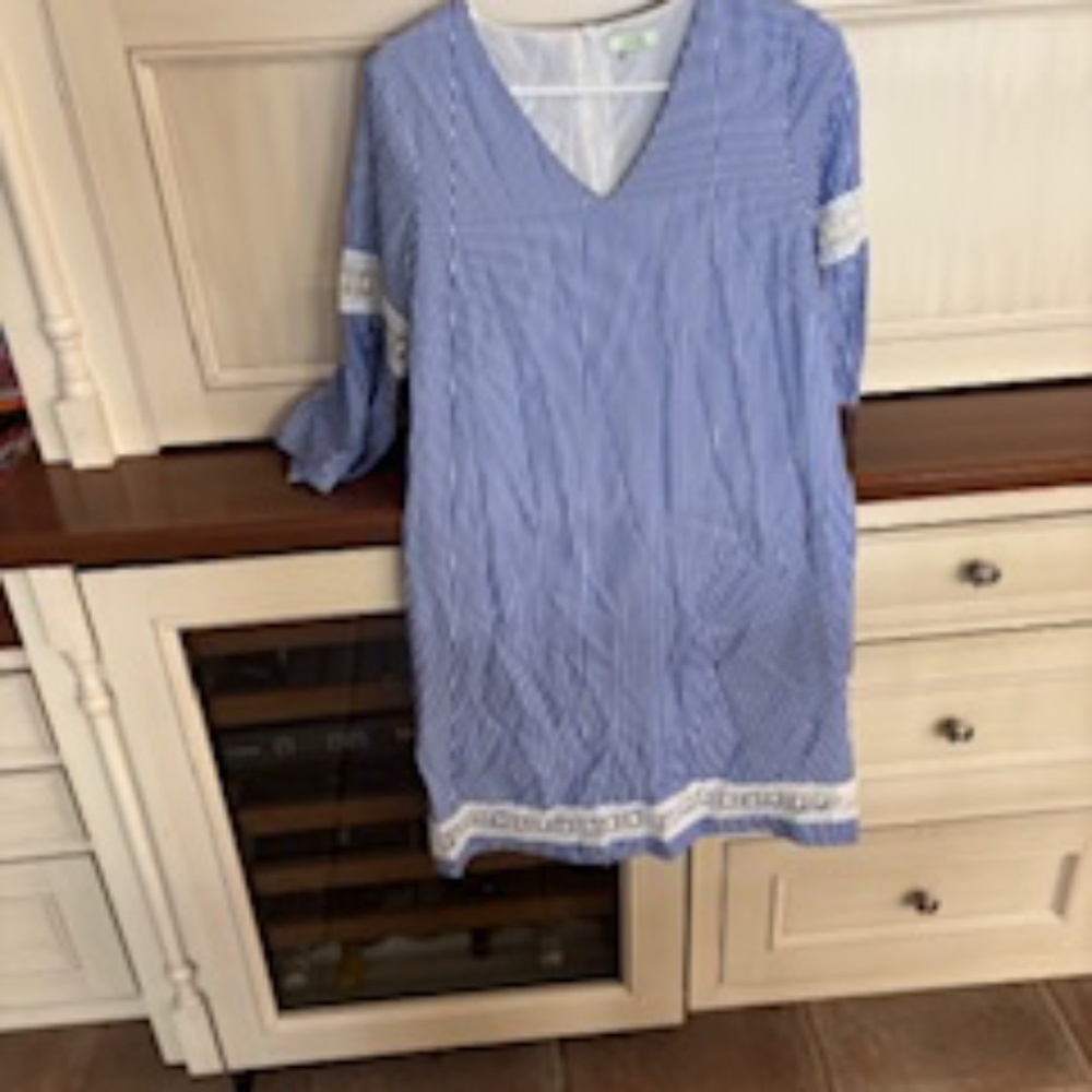 blue summer dress